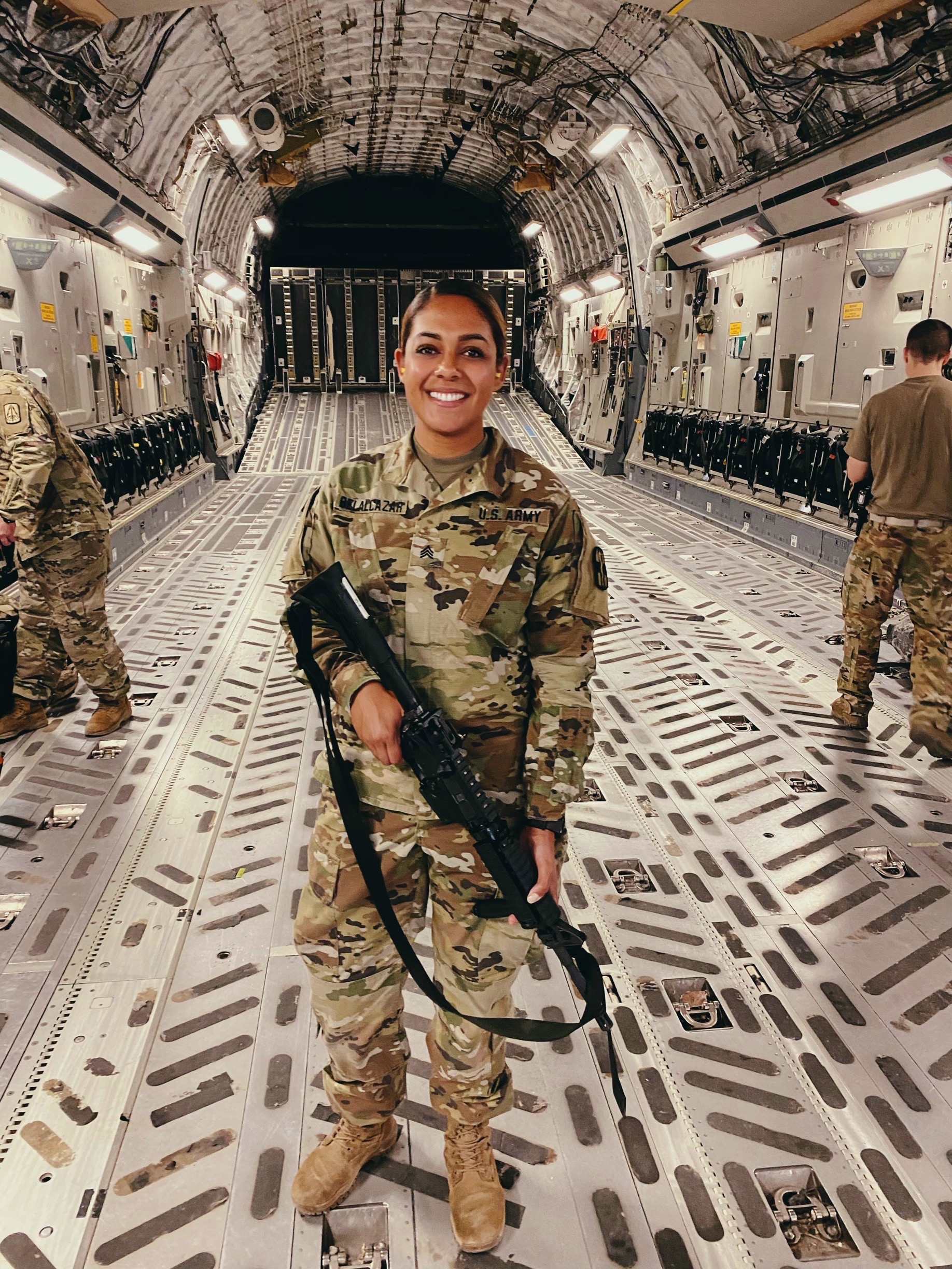 Kimberly Belalcazar was deployed to Afghanistan