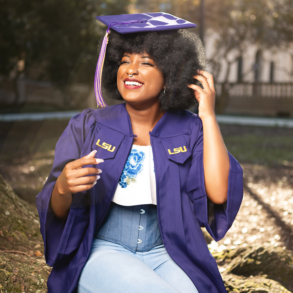 LSU doctoral student Kiara “Kamil” Warren 