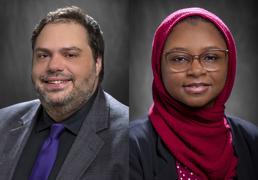 LSU's new cybersecurity professors Abe Baggili and Aisha Ali-Gombe
