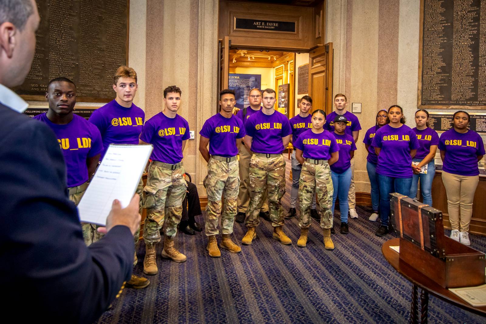 LSU Bengal Corps students