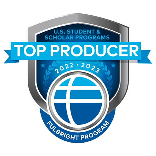 Fulbright Program Top Producer badge