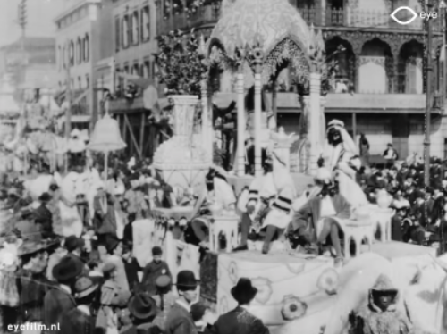 Still photo of 1898 Rex parade