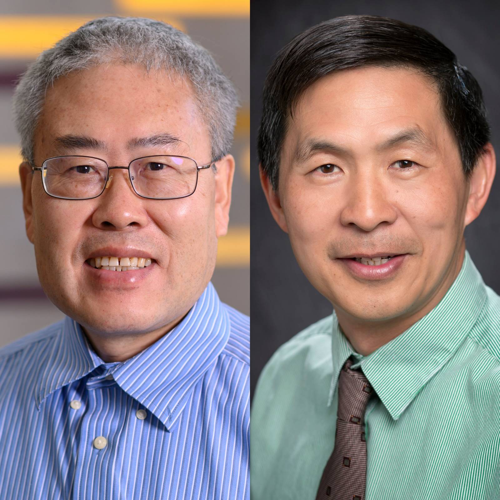 LSU Distinguished Research Masters Guoqiang Li and Fahui Wang