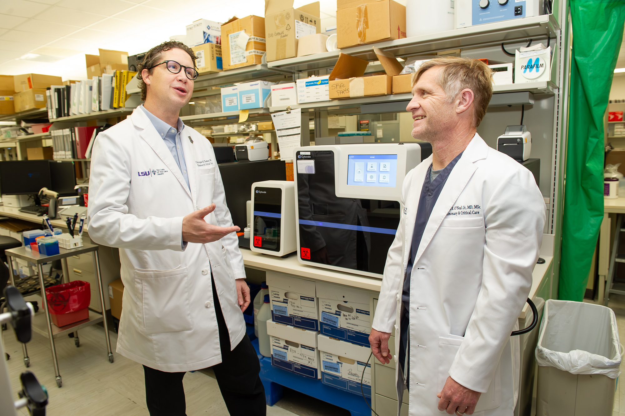 LSU Health New Orleans’ Dr. Christopher Thomas and Dr. Bud O’Neal