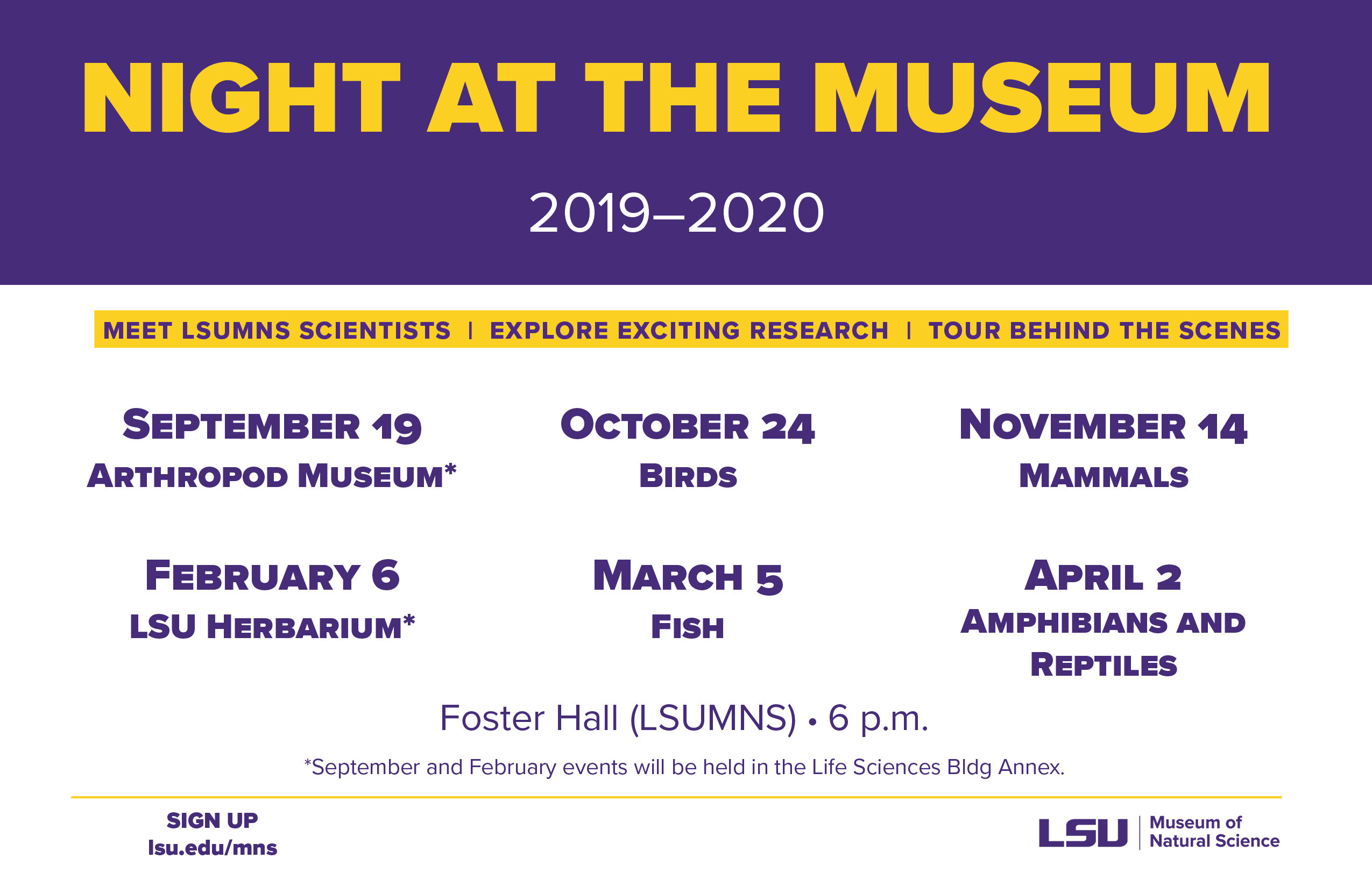 night at the museum schedule