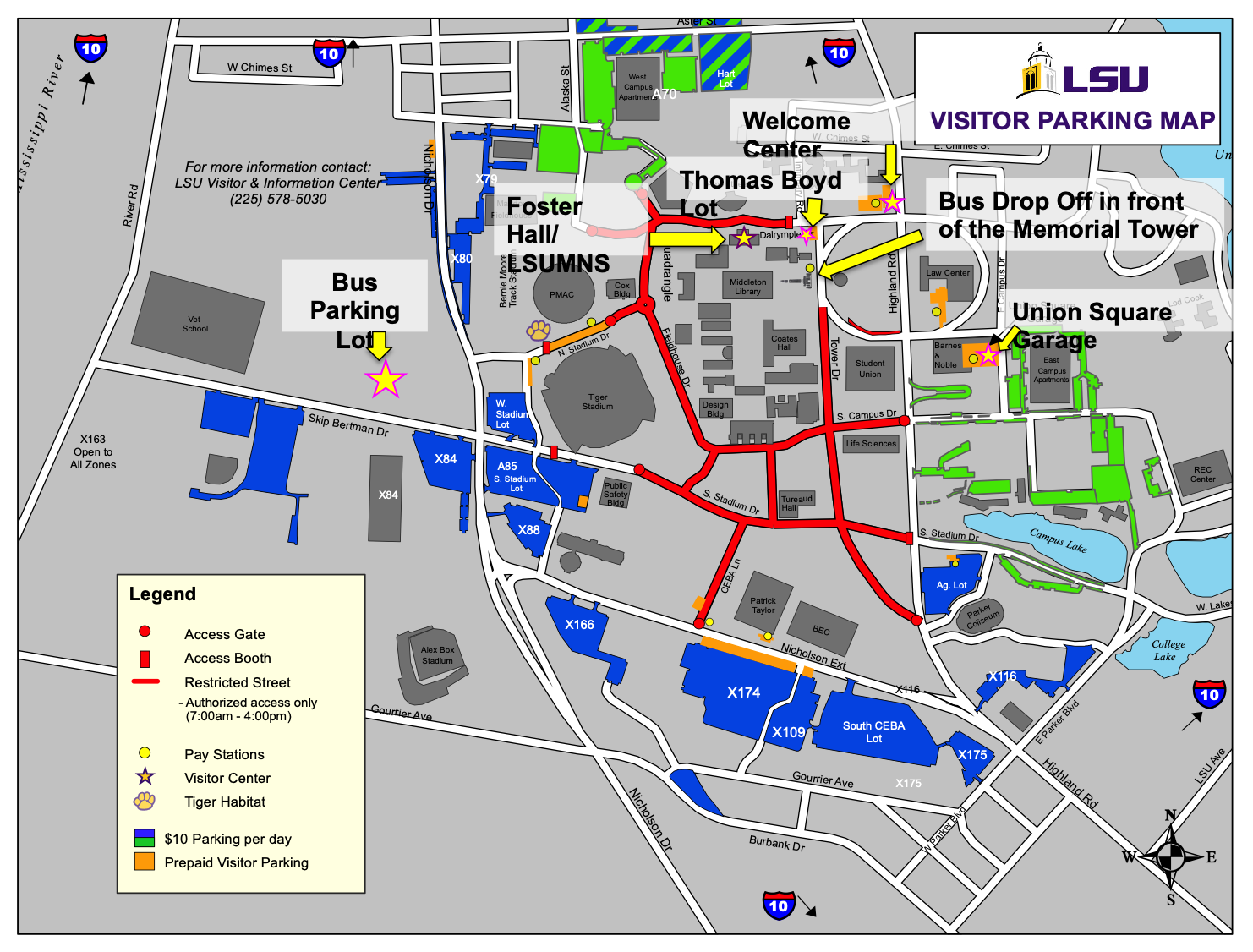 33 Map Of Lsu Campus Maps Database Source