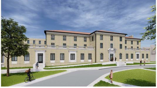 Huey P Long Enterior Rendering