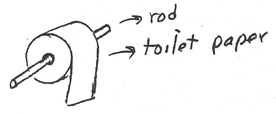 photo: Toilet Paper Roll pull