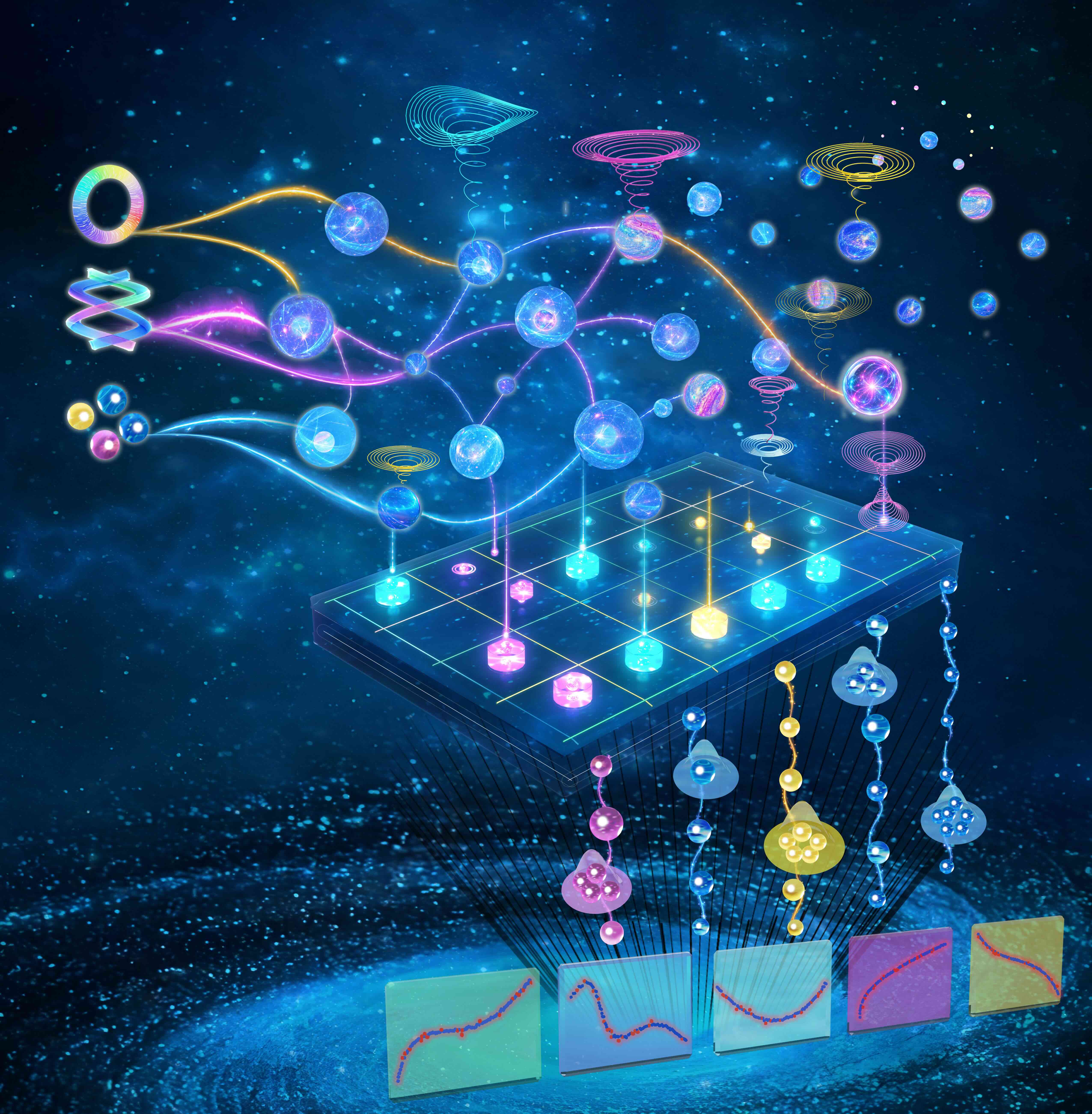 Graphic representation of the multiphoton quantum reservoir