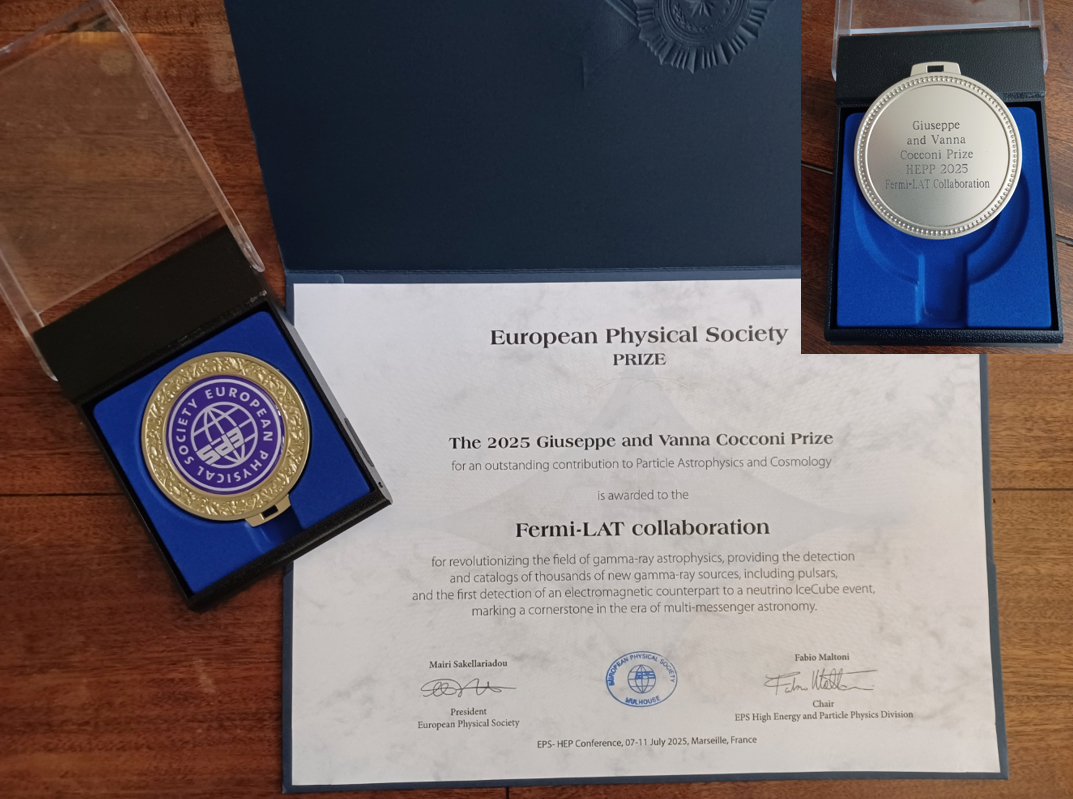 2025 Giuseppe and Vanna Cocconi Prize