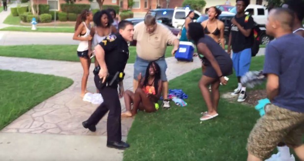 Cops and Pool Party in McKinney, Texas