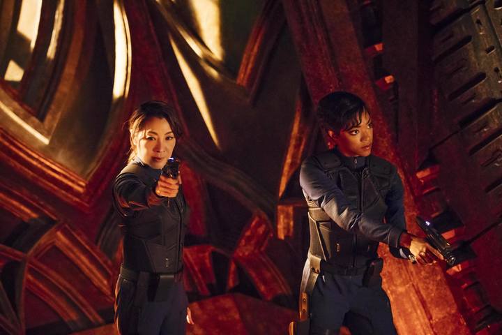 A scence from Star Trek Discovery