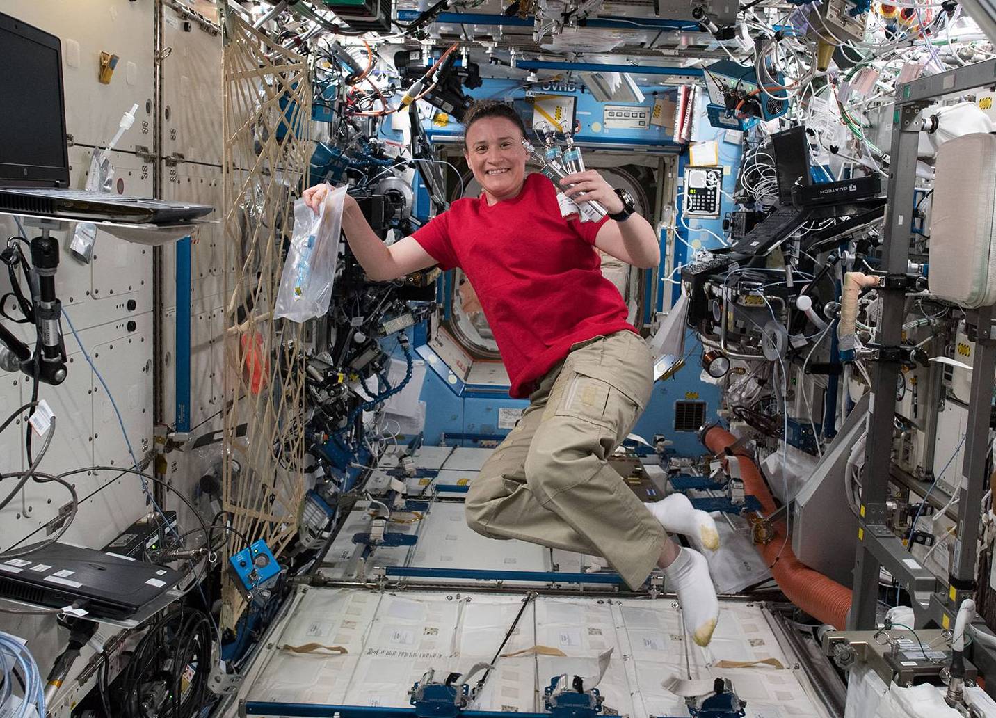 Dr. Auñón-Chancellor on board the Space Station