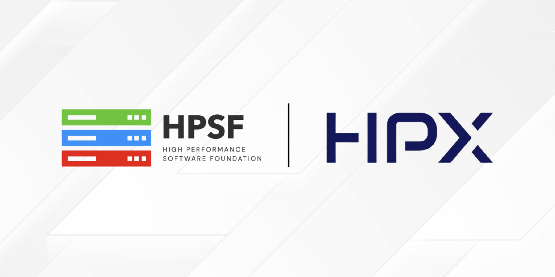 Logo lockup between HPSF and HPX