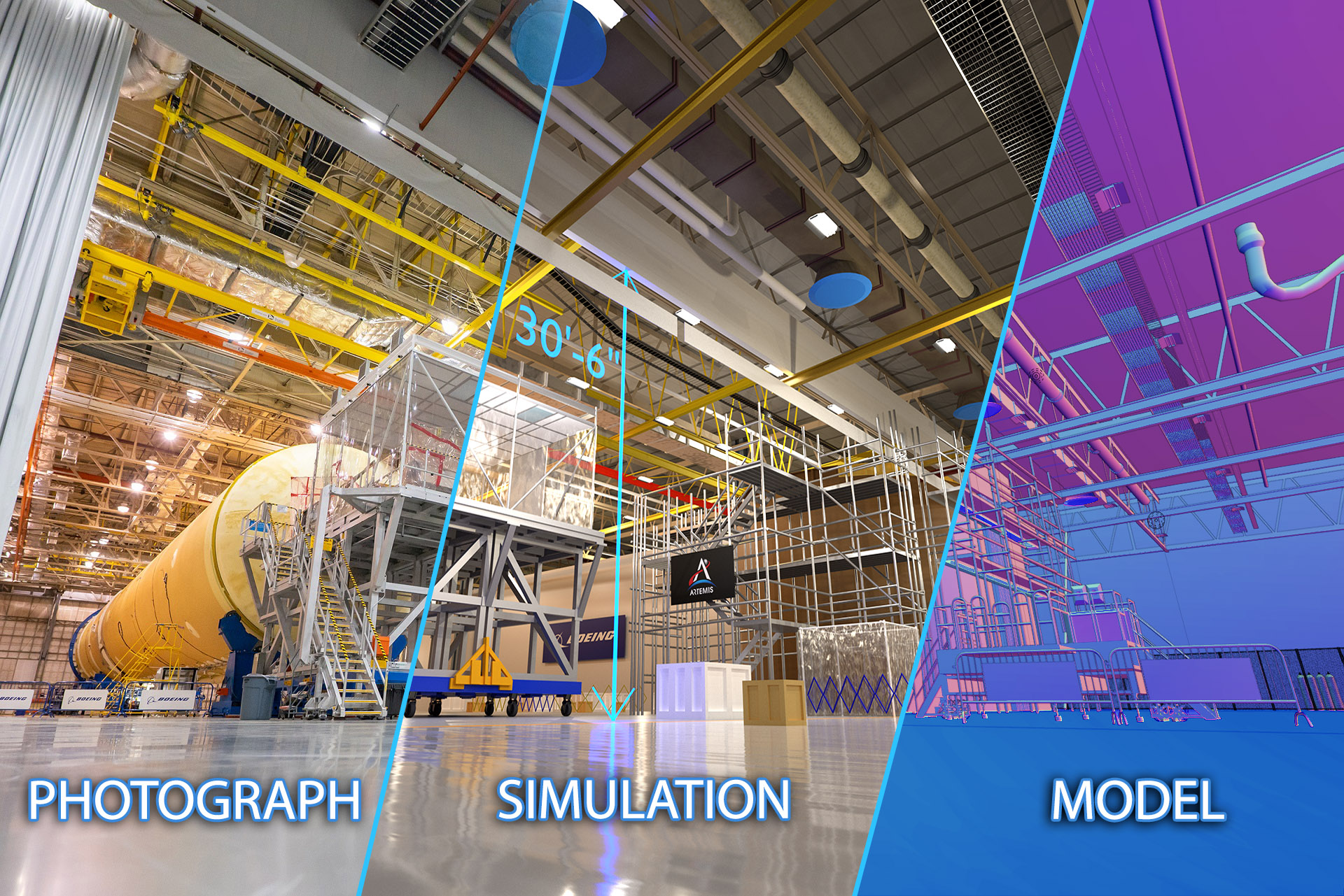 Digital twin development for Michoud