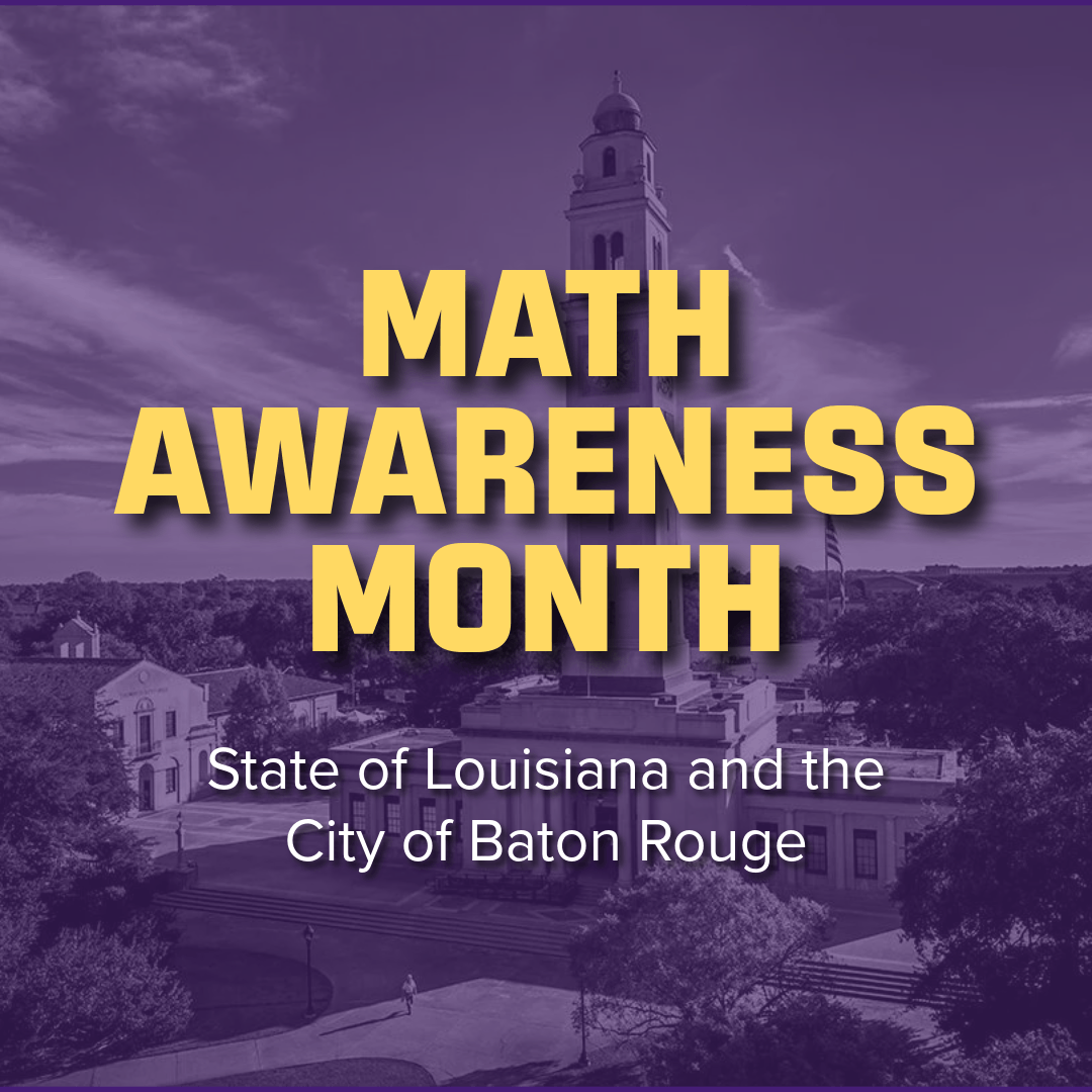 Math Awareness Month Cover Image