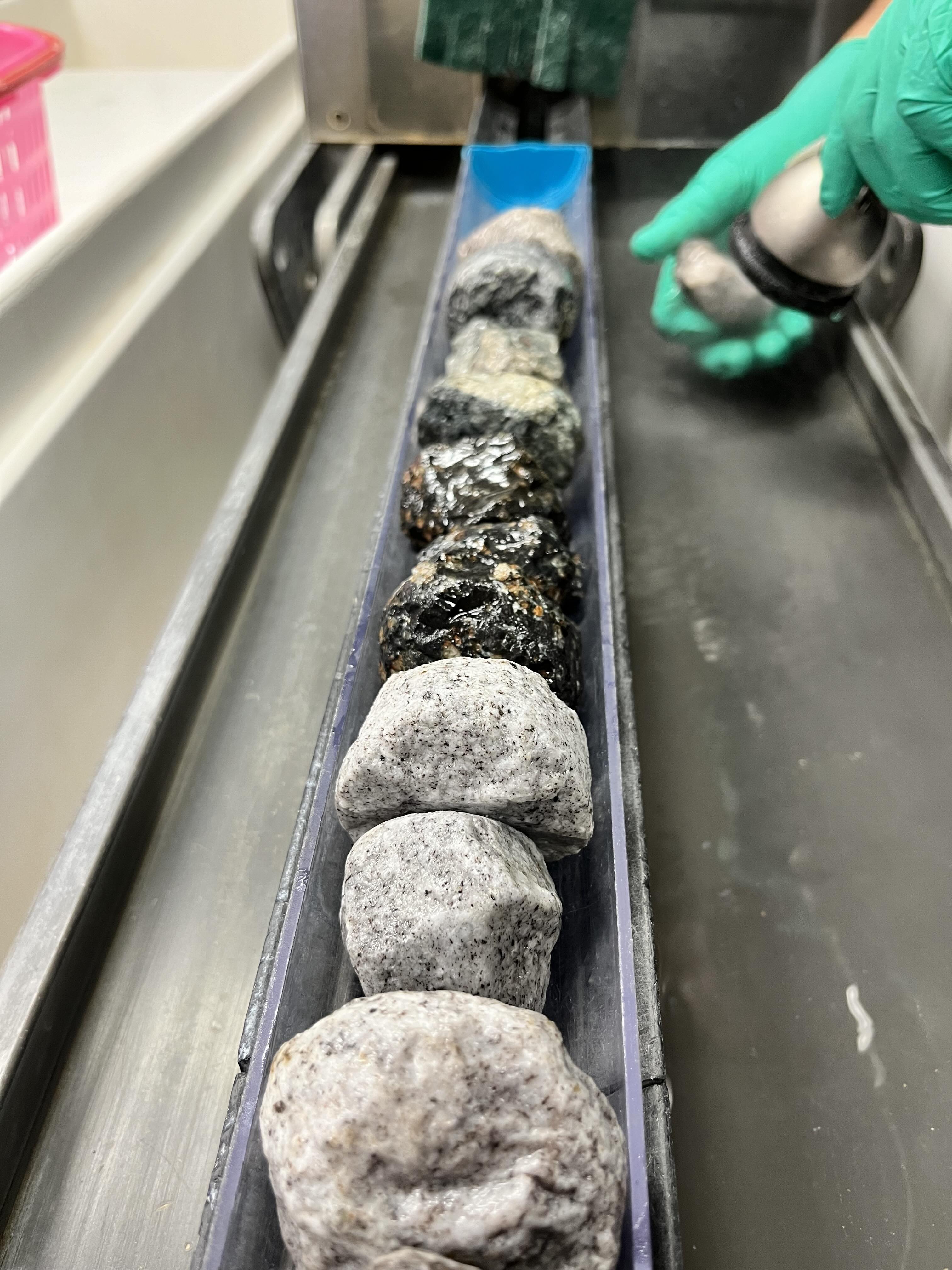 Granite and mantle rocks