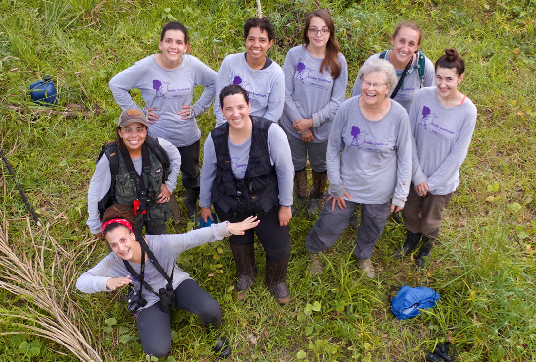 Group photo of the all women expedition team
