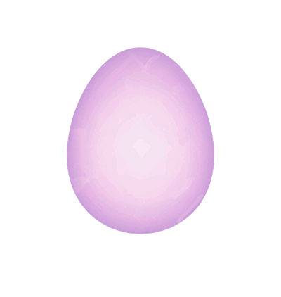Illustration of a pink egg, LSU College of Science Pursuit for Kids