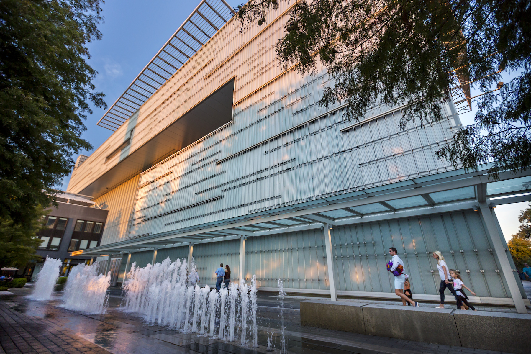 The exterior of the Shaw Center 