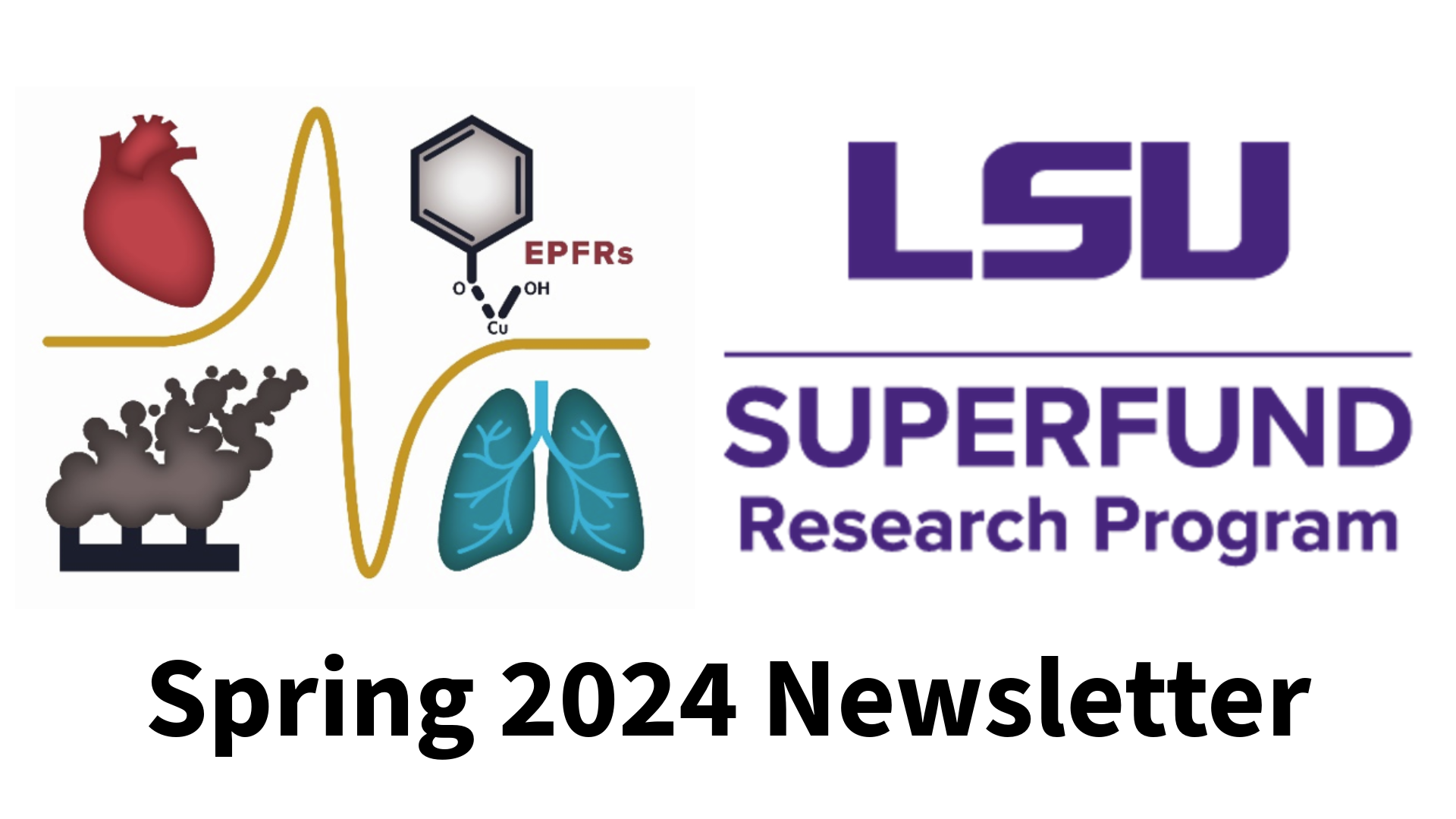 Winter 2023 LSU SRP Newsletter Image with the LSU SRP Logo