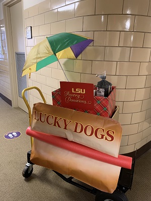 LSU Press Lucky Dogs Cart