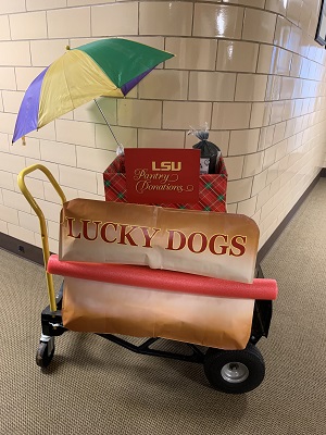 LSU Press Lucky Dogs Cart