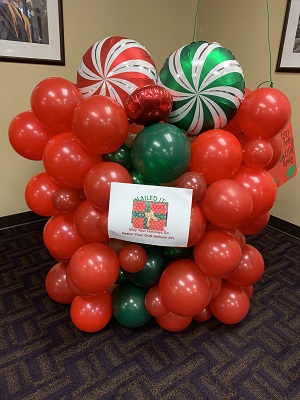 University Registrar Balloon Present