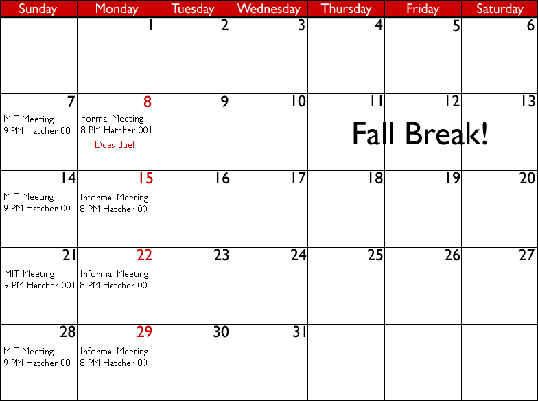 Calendar Graphic