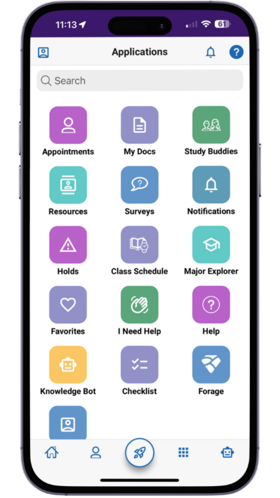 Navigate Home Screen