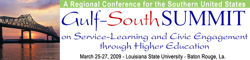 The Mississippi River Bridge at sunset