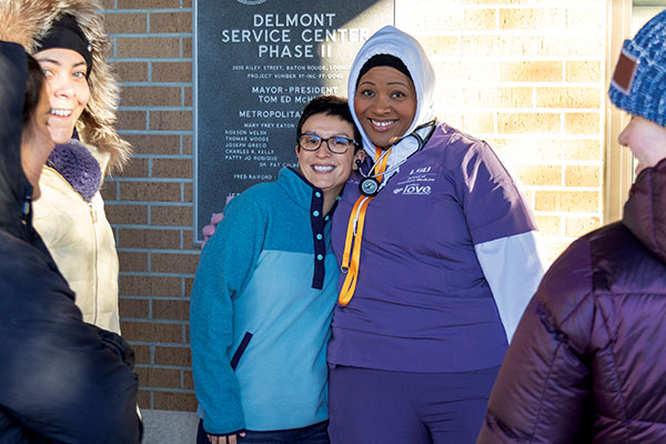 Jackie Perez-Menjivar and Dr. Miller
