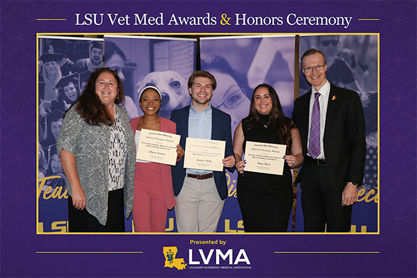 Dr. Clare Scully and Dean Oliver Garden with Alysia Cannon, Spencer Stelly, and Shaye Alost