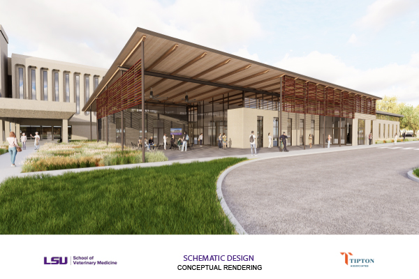 conceptual rendering of a new wildlife hospital