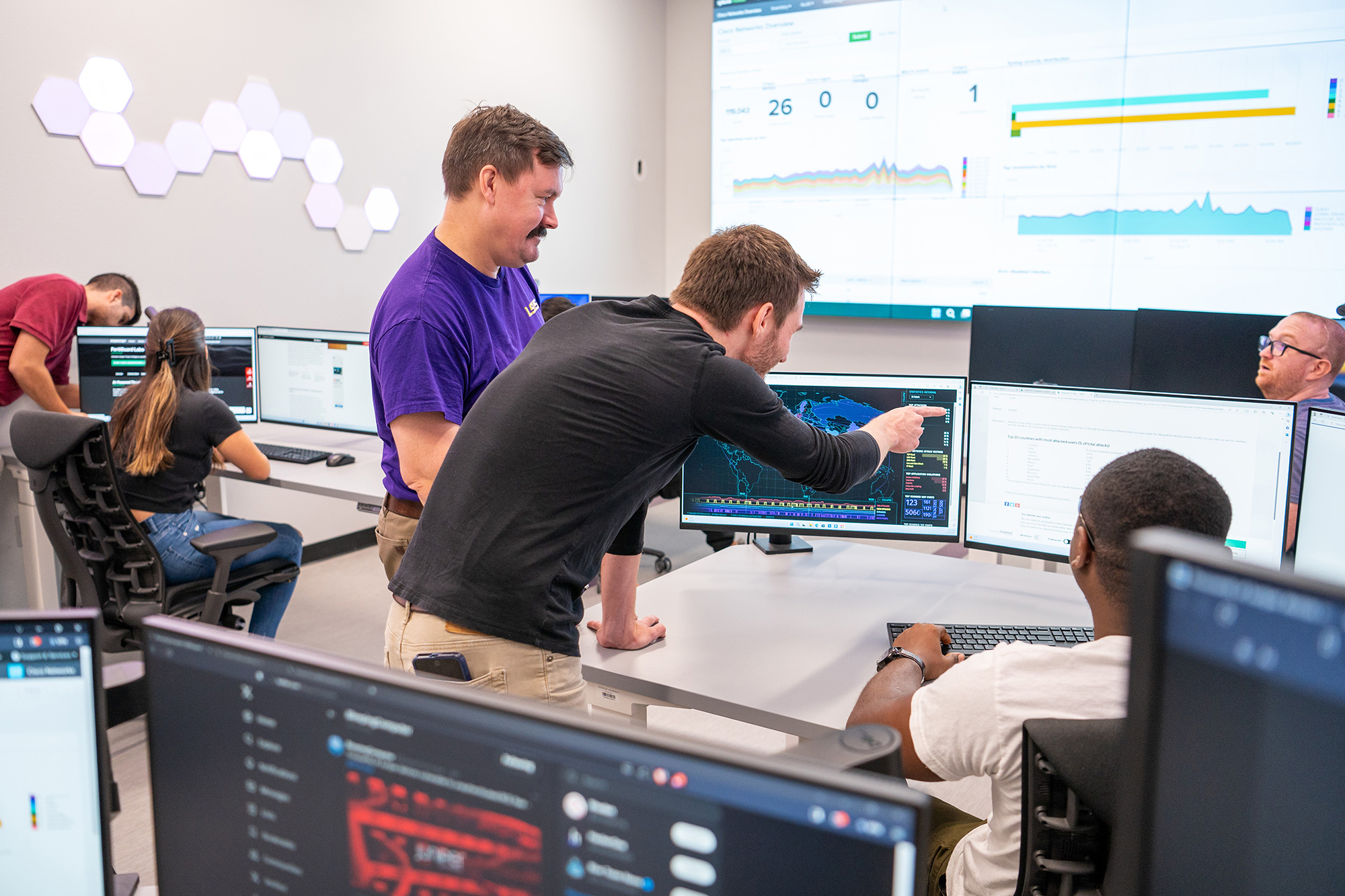LSU Shreveport’s Security Operations Center, or SOC.